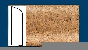 Плинтус пробковый ArtCorkDesing С 106 (Колер 8) 10х60х910 мм в Набережных Челнах