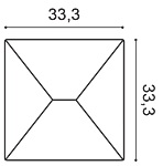 Декоративная панель Orac W106 (33.3x33.3x2.9 см) в Набережных Челнах