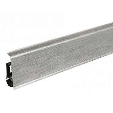 Плинтус пластиковый Arbiton INDO70 17 Алюминий 2,5 м в Набережных Челнах