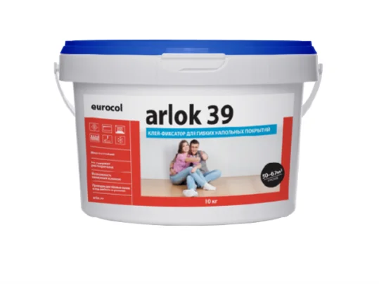 Клей Arlok 39 (10 кг) 150-200 г/м2, фиксатор против сдвигов в Набережных Челнах