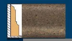 Плинтус пробковый ArtCorkDesing С 103 (Колер 7) 12х65х910 мм в Набережных Челнах