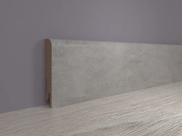 Плинтус MDF Bonkeel 24065 Бетон Лофт Натур (100х16х2400 мм) в Набережных Челнах