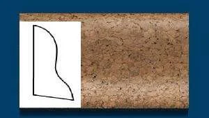 Плинтус пробковый ArtCorkDesing С 102 (Колер 9) 20x40x910 мм в Набережных Челнах