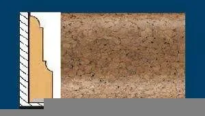 Плинтус пробковый ArtCorkDesing С 103 (Колер 9) 12х65х910 мм в Набережных Челнах