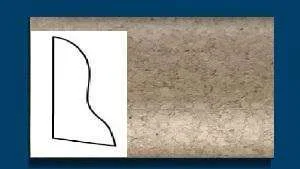 Плинтус пробковый ArtCorkDesing С 102 (Колер 6) 20x40x910 мм в Набережных Челнах