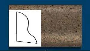 Плинтус пробковый ArtCorkDesing С 102 (Колер 7) 20x40x910 мм в Набережных Челнах