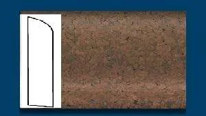 Плинтус пробковый ArtCorkDesing С 106 (Колер 11) 10х60х910 мм в Набережных Челнах