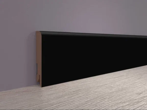 Плинтус MDF Bonkeel 24032 Чёрный Софт (100х16х2400 мм) в Набережных Челнах