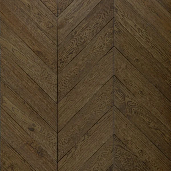 Инженерная доска Kochanelli Французская Ёлка Оскуро Дуб Original Браш (600х120х15) в Набережных Челнах