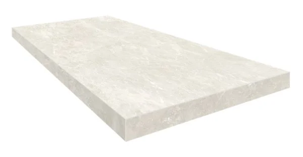 Керамогранит Coliseum Да Винчи Уайт Ступень угловая правая (Натуральный, 33х60) в Набережных Челнах