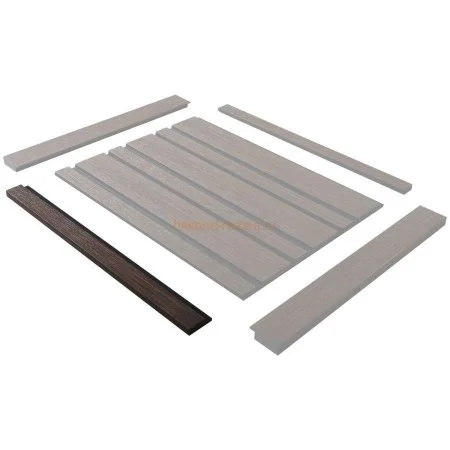 Финишный молдинг LF124A BR396K правый декорированный (42х12х2700мм) в Набережных Челнах