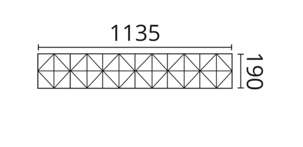 Декоративная панель NMC Arstyl Pyramid (113.5x19x1.8 см) в Набережных Челнах