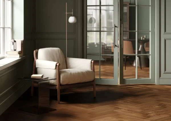 Паркетная доска Quartz Parquet Штучный паркет Орех Американский 44-400-29 в Набережных Челнах