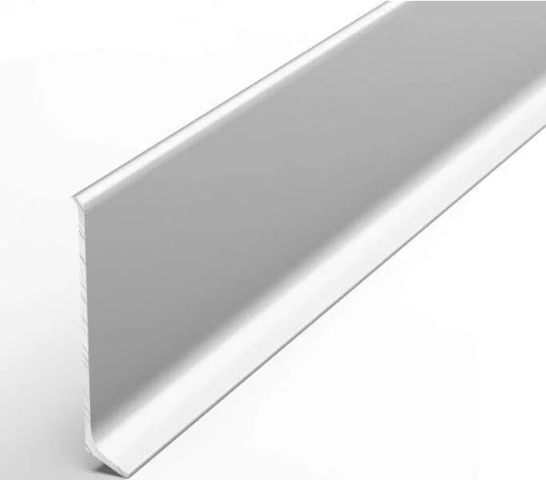 Алюминиевый плинтус Bonkeel ПЛ60 501л Серебро Люкс (58,5х11,2х2500мм) в Набережных Челнах