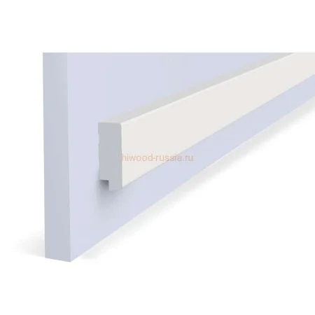 Финишный молдинг LF124B NP левый белый (31х12х2700мм) в Набережных Челнах
