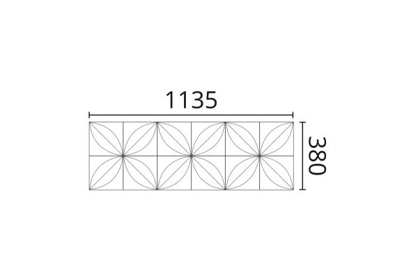 Декоративная панель NMC Arstyl Flower (113.5x38x2.8 см) в Набережных Челнах