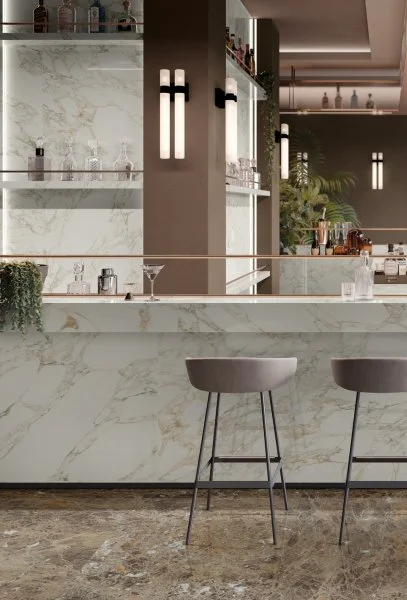 Керамогранит Italon Шарм Делюкс Арабескато Уайт 80х160 (Люкс и реттифицированная) в Набережных Челнах