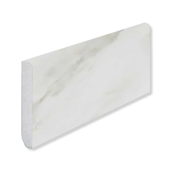 Кварцевый плинтус Fargo 6089-1 Белый Мрамор 80х11х2200 мм в Набережных Челнах