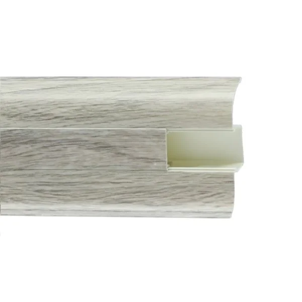 Пластиковый плинтус Royce №822 Дуб Альба (58х22х2200мм) в Набережных Челнах