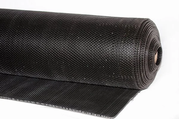Грязезащитное рулонное покрытие ЗигЗаг Черный 5 мм (0,9 м) Китай в Набережных Челнах