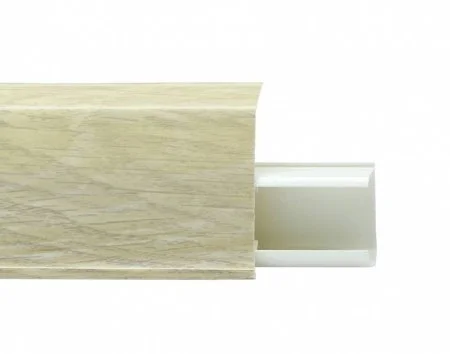 Пластиковый плинтус Royce №508 Серый Опем (55х23х2200мм) в Набережных Челнах