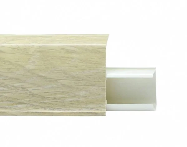 Пластиковый плинтус Royce №508 Серый Опем (55х23х2200мм) в Набережных Челнах