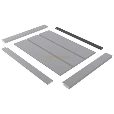 Финишный молдинг LF124B GR15K левый декорированный (31х12х2700мм) в Набережных Челнах