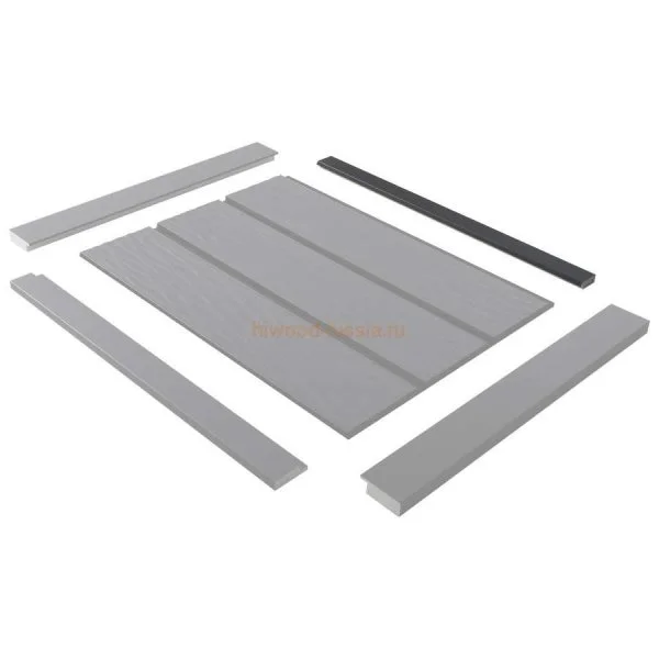 Финишный молдинг LF124B GR15K левый декорированный (31х12х2700мм) в Набережных Челнах