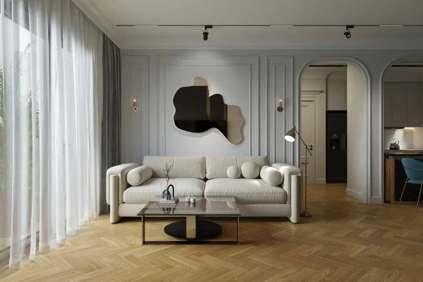 Паркетная доска Quartz Parquet Штучный паркет Вяз Кенигсберг 44-550-62 в Набережных Челнах