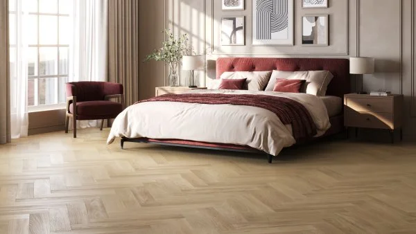 Паркетная доска Quartz Parquet Английская Ёлка Дуб Лимба 33-405 в Набережных Челнах