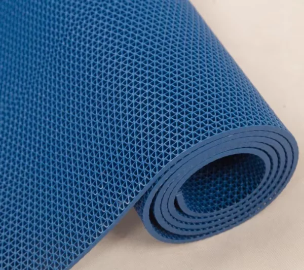 Грязезащитное рулонное покрытие ЗигЗаг Синий 4,5 мм (1,2 м) Китай в Набережных Челнах