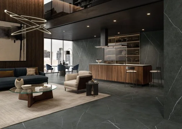 Керамогранит Italon Метрополис Империал Блэк 80х80 (Натуральная и Реттифицированная) в Набережных Челнах