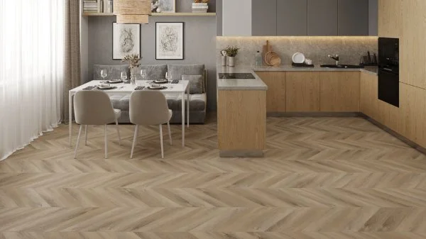 Кварц-виниловая плитка Alpine Floor Chevron Дуб Синистра ECO 20-6 (2,5 мм. 43 класс) в Набережных Челнах