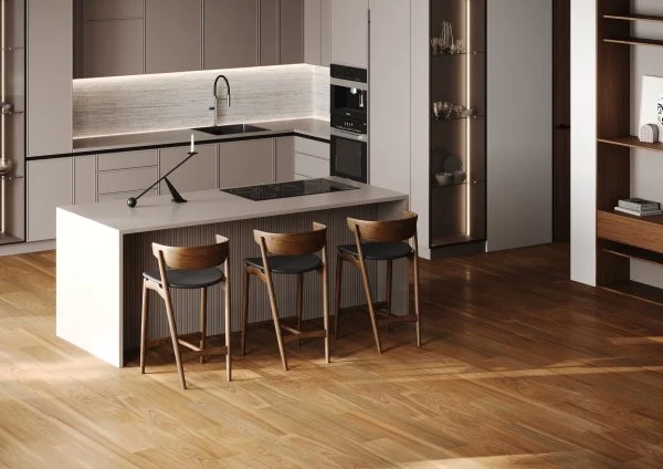 Паркетная доска Quartz Parquet Классик 5 мм Дуссия Африканская 550-63 в Набережных Челнах