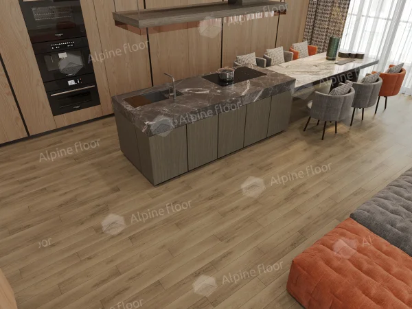 Каменно-полимерная плитка Alpine Floor Grand Sequoia Village Вайпуа ECO 11-1907 4мм, 43 класс в Набережных Челнах
