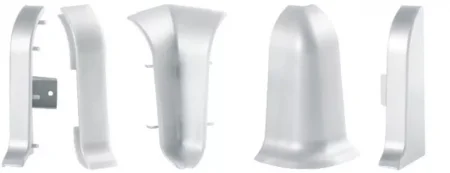 Заглушка для плинтуса ALP-C43 Серебро (ПВХ) в Набережных Челнах