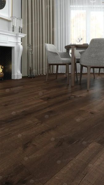 Каменно-полимерная плитка Alpine Floor Real Wood Дуб Мокка ECO 2-2, 6 мм 43 класс в Набережных Челнах