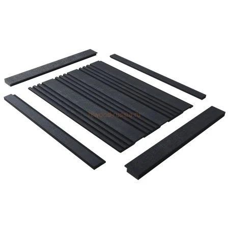 Финишный молдинг LF124B BK114K левый декорированный (31х12х2700мм) в Набережных Челнах