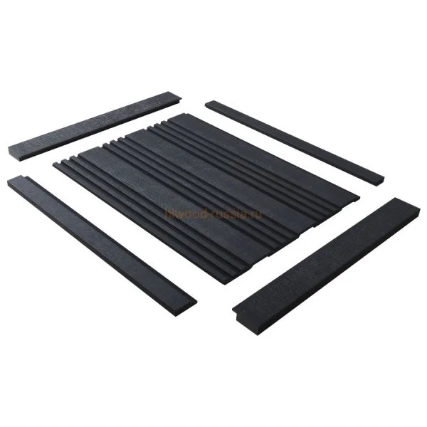 Финишный молдинг LF124B BK114K левый декорированный (31х12х2700мм) в Набережных Челнах