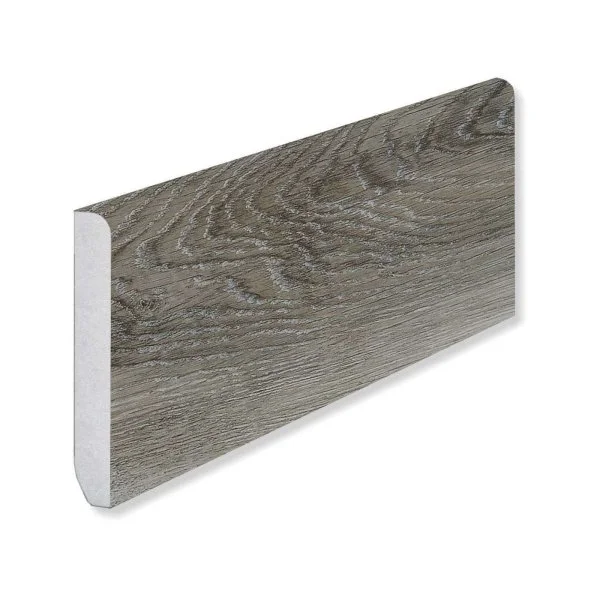 Кварцевый плинтус Fargo 366-1B Дуб Рустик Серый градиент 80х11х2200 мм в Набережных Челнах