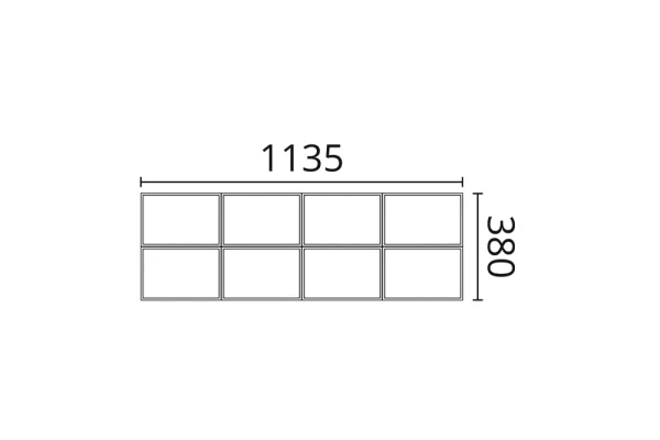 Декоративная панель NMC Arstyl Bump (113.5x38x4.3 см) в Набережных Челнах