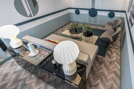 Пробковое покрытие CorkStyle Chevron Silver в Набережных Челнах