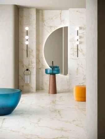 Керамогранит Coliseum Канова Уайт 60х60 (Натуральный и Реттифицированный) в Набережных Челнах