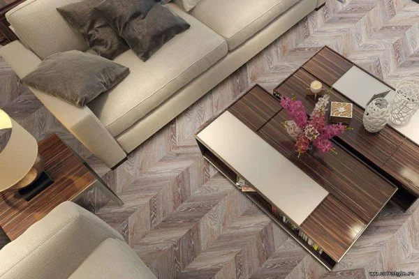 Пробковое покрытие CorkStyle Chevron Brown (1235*305*6 мм) HC в Набережных Челнах