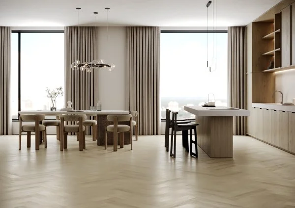 Паркетная доска Quartz Parquet Английская Ёлка Дуб Испанский 33-404 в Набережных Челнах