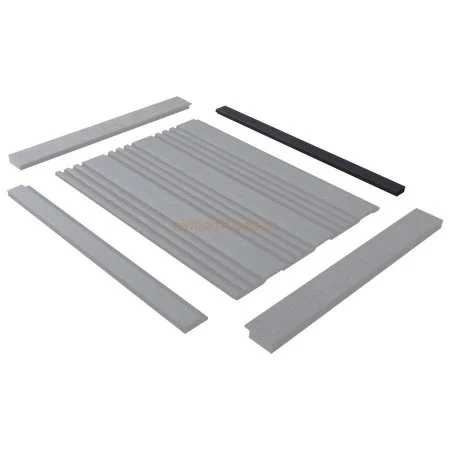 Финишный молдинг LF124B BK114K левый декорированный (31х12х2700мм) в Набережных Челнах