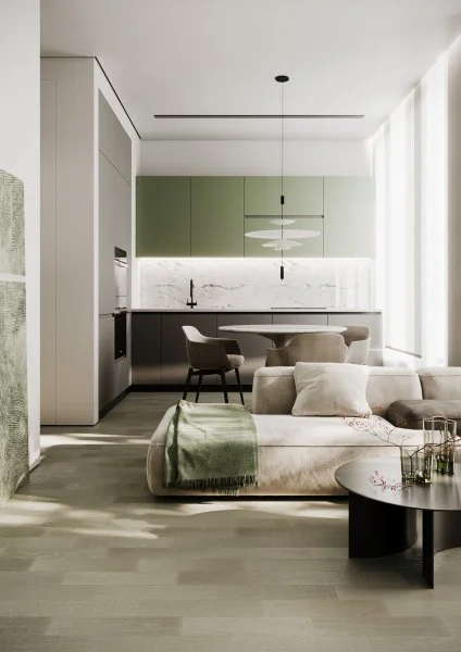 Паркетная доска Quartz Parquet Штучный паркет Дуб Лунный 44-1258-08 в Набережных Челнах