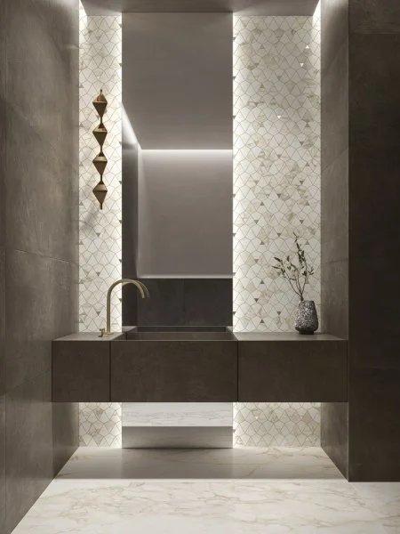 Керамогранит Italon Этернум Каррара Мозаика Вертекс 25.8х30 (Натуральная) в Набережных Челнах