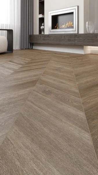Кварц-виниловая плитка Alpine Floor Chevron Макадамия ECO 20-5 (2,5 мм. 43 класс) в Набережных Челнах