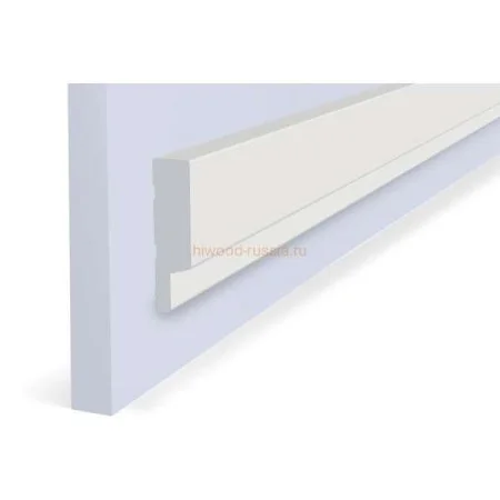 Финишный молдинг LF124A NP правый белый (42х12х2700мм) в Набережных Челнах